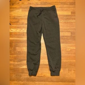 Gray Essentials sweatpants size medium